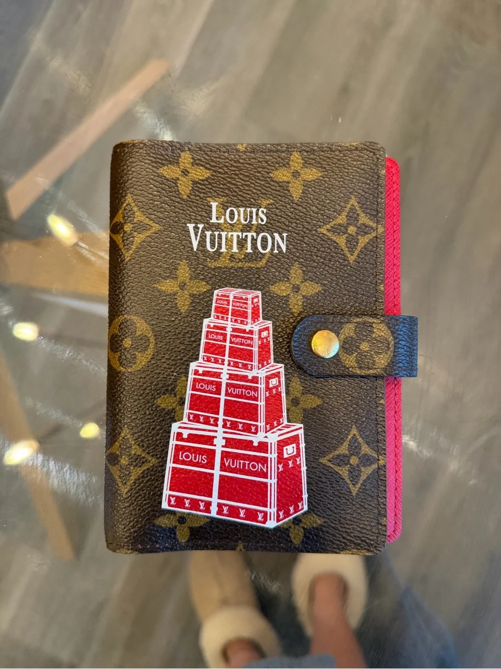 Louis Vuitton Stacked Trunk Agenda PM
